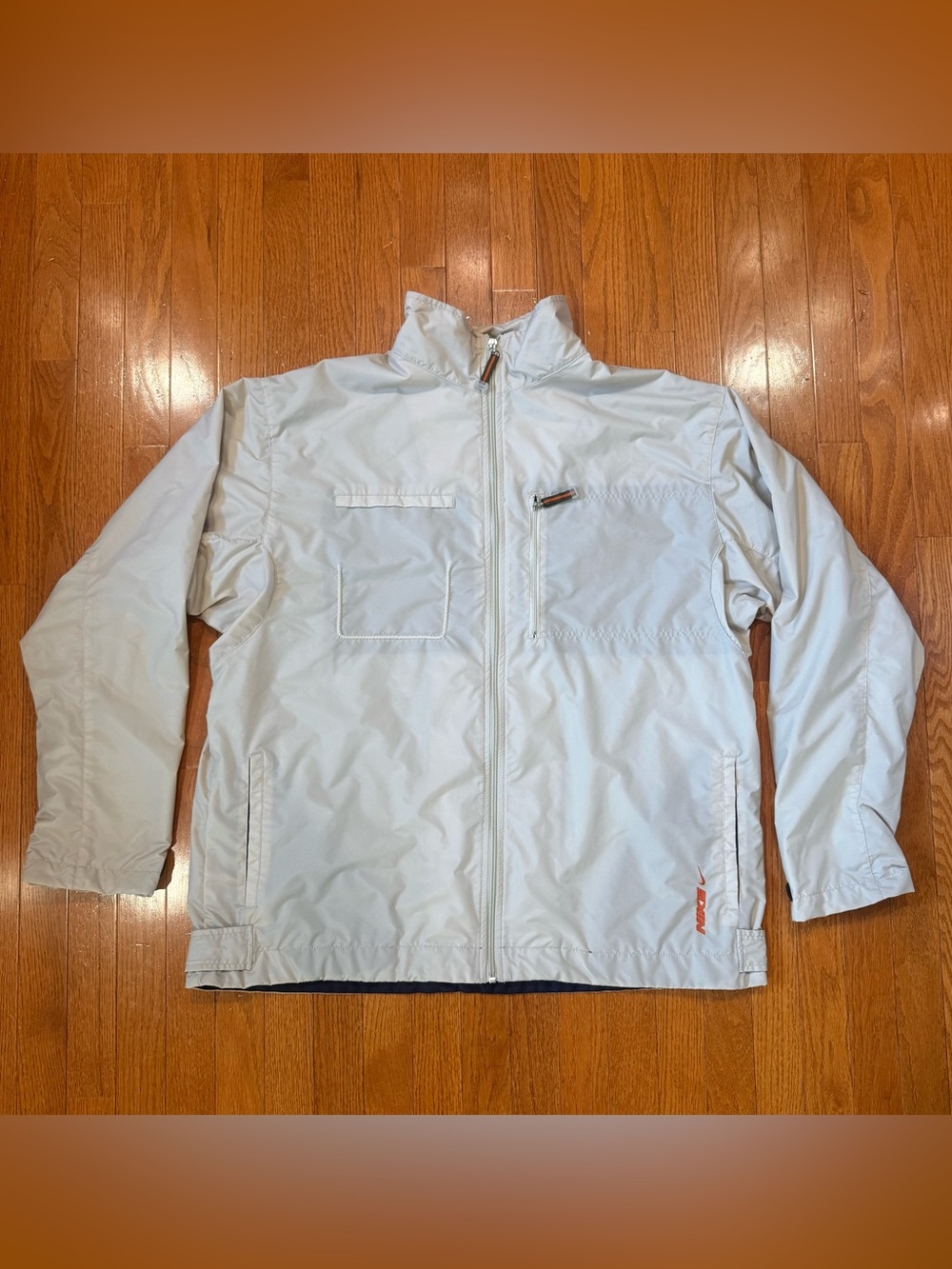 Vintage Nike Men’s XXL 2XL Windbreaker Jacket Full Zip Gorpcore Lined 90s Y2K